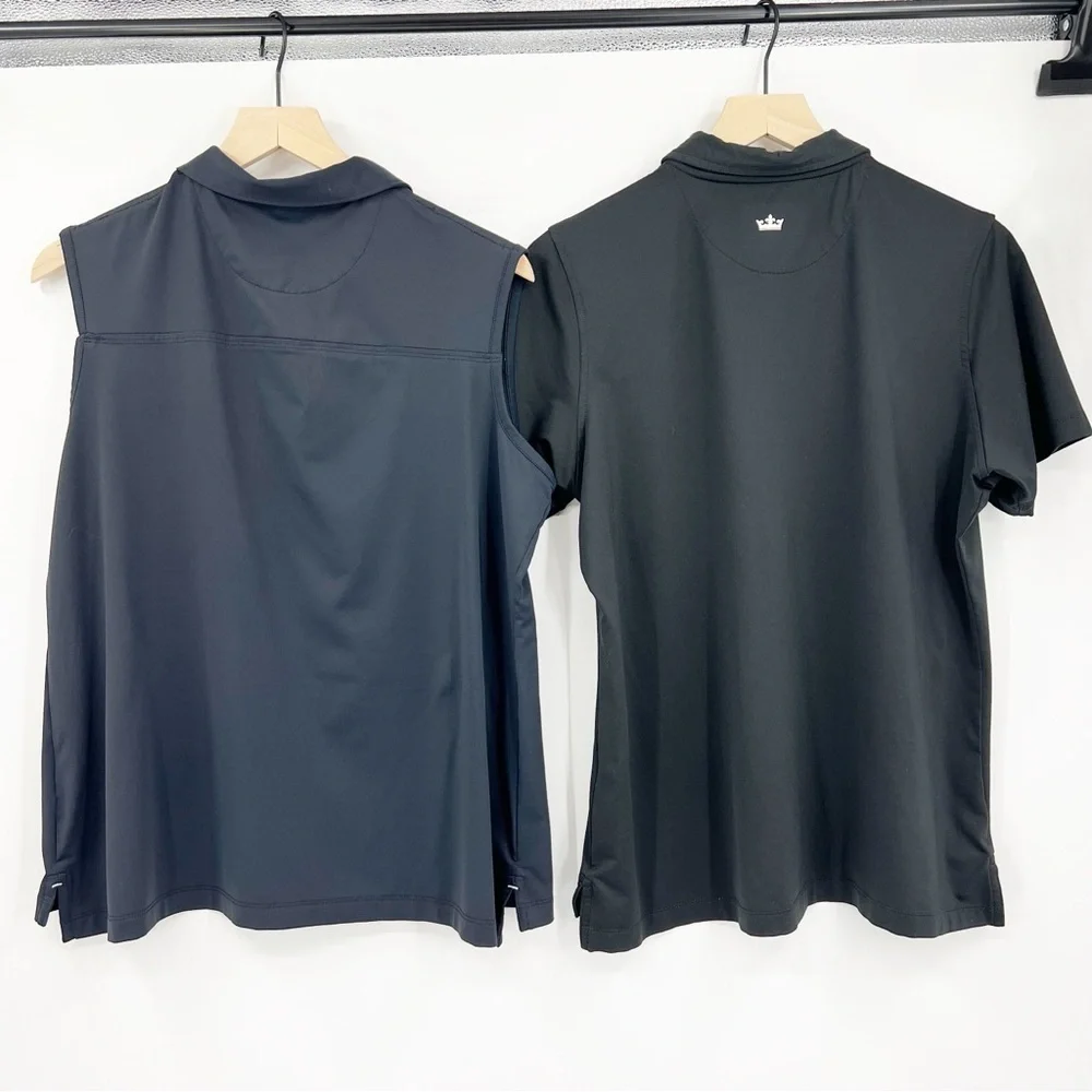Bundle of 2 Women's Peter Millar Golf Polo Shirts XL Interlachen Golf Course MN - Picture 6 of 6